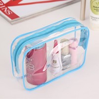 Trousse de Maquillage Écologique en PVC Imperméable avec Fermeture Éclair, Organisateur de Maquillage Tendance, Design Personnalisable OEM, Grande Capacité