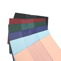 Carnet de notes rechargeable en cuir PU motif Saffiano A5 pour personnalisation