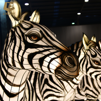 LFS-38 neue Design Zebra Laterne Gruppe LED Dekoration Tier Laterne für Festival