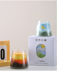 ชุดทำเทียนหอมลายทราย LANJO DIY พร้อมโลโก้สั่งทำพิเศษ เทียนไขมุกแบบหลายชั้น - Product Image 1