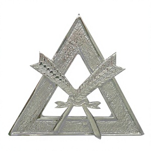 Masonic regalia Royal Ark Mariner (RAM) เจ้าหน้าที่ Jewel-อาลักษณ์อัญมณี Freemason ชุบเงินสีทอง unisex - Product Image 1