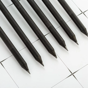 Fornitore di Cancelleria, Set Professionale di Matite in Grafite Nere Rotonde HB con Logo Personalizzato Stampato - Product Image 5