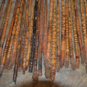 Yuzhu Bamboo Walking Sticks 1.5-2.5*55-75Cm Made From Tortoise Shell And Luohan Bamboo For Craft Supplies - Product Image 3