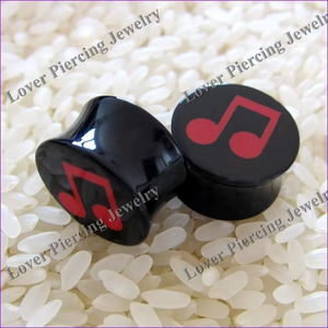 [في...] للبيع بالجملة ، مقابس الأذن المزدوجة ذات الشرارة العالية من الأكريليك ، مقابس الأذن ذات الجودة العالية - Product Image 5