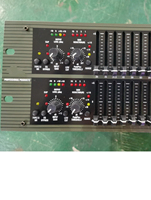 Paulkitson 2231 Égaliseur graphique double 30 bandes Processeur audio professionnel pour scène, concert et enregistrement, boîtier métallique XLR