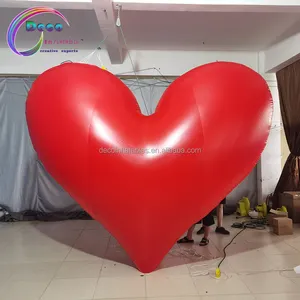 coração inflável personalizado para decoração do dia dos namorados