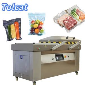 <span class=keywords><strong>Machine</strong></span> de mise <span class=keywords><strong>sous</strong></span> <span class=keywords><strong>vide</strong></span> électrique monobloc en acier inoxydable 304 à double chambre pour aliments, viande, fruits, légumes et feuilles d'aluminium - Product Image 1