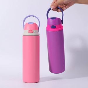 New Custom Logo Stainless Steel Insulated <b>Bottle</b> Double Wall <b>Thermos</b> 16 oz 19 oz 24 oz 32 oz with Handle and Lid Water <b>Bottle</b> - Product Image 4