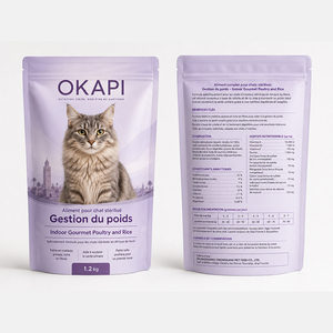 Alimento Seco para Gatos, Cocción Lenta, Sin Granos, Alto en Proteínas, Receta Halal, Fabricación Directa <span class=keywords><strong>de</strong></span> Fábrica OEM/ODM, Marca Privada, Certificado por la FDA - Product Image 1