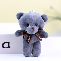 Pendentif Ours en Peluche de 4 Pouces, Ours Jumeaux, Petite Poupée Ours, Jouet en Peluche, Pendentif de Sac, Cadeau Créatif pour Enfants