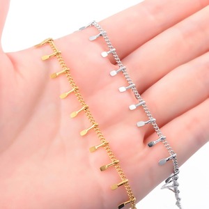 Delicado y Exclusivo Collar Fino de Acero Inoxidable, Cadena de Eslabones para Suéter, Gargantilla para Mujer y Hombre, Accesorios de Joyería para Regalo DIY - Product Image 5