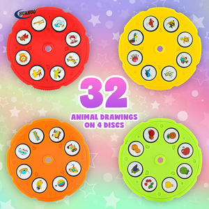 Proiettore di disegno giocattoli Smart proiettore con 32 cartoni animati e 12 pennelli di colore per i bambini imparare il tavolo da disegno per i bambini - Product Image 4