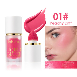 Rubor Líquido de Larga Duración, de Alta Calidad, Duradero, con Cabezal de Brocha Mate que Realza el Color, Portátil, de Doble Uso para Labios y Mejillas - Product Image 6