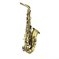 Eastern Music Brand Antique Bronze Finish Brass Body Eb Alto Saxophone Rust Resistant for Students Beginners Professional