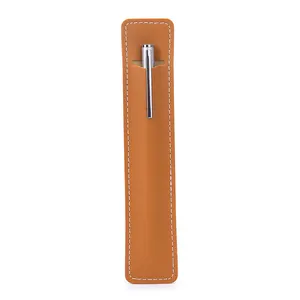 กระเป๋าใส่ปากกาทำจากหนัง,ที่ใส่ปากกาที่ใส่ของสำหรับตั้งโต๊ะไปโรงเรียนสำนักงาน