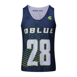 Aangepaste Sublimatie Print Lacrosse Jersey Team Unisex Usa Gat Patrijspoort Mesh Lacrosse Gevel Jersey Pinny 100% Polyester