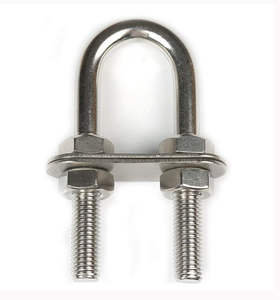 DIN SS304สแตนเลสสตีลมาตรฐาน316ตัวยูน๊อตเครื่องซักผ้าอุปกรณ์ฮาร์ดแวร์ M2-M12สลักเกลียวตัวยึดรูปตัวยูสลักเกลียวสลักเกลียว - Product Image 2