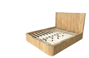 Meubles de chambre à coucher en chêne, taille king, 5 pièces, ensembles complets de chambre à coucher, lit queen en bois avec rangement - Product Image 3