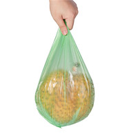 Sac poubelle jetable, 50 sacs à ordures en plastique Bio biodégradables, sachet à ordures plat personnalisé