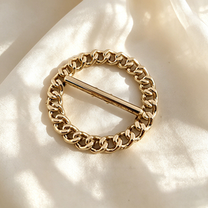 Hebilla de Cinturón Premium para Mujer con Anillo en D, de Aleación de Zinc con Acabado Pulido, Cierre Metálico para Cinturones de Vestir de Cuero para Damas - Product Image 2