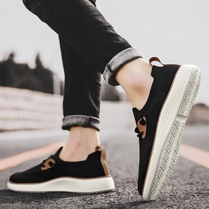 Zapatillas Casuales para Hombre, Cómodas, con Parte Superior de Malla, Suela de Goma, Transpirables, Sin Cordones, para Conducir, Caminar, Planas, Tipo Mocasín, para Correr - Product Image 5