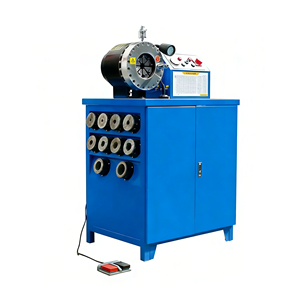 Machine à sertir les flexibles de haute précision 6-51 mm homologuée CE, presse hydraulique 600T pour flexibles hydrauliques d'excavatrice et conduites d'huile automobiles - Product Image 2