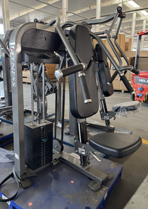 เครื่องฝึกกล้ามเนื้อหน้าอกแบบเอียง รุ่น Commercial Strength Trainer Incline Chest Press โครงเหล็ก Q235 ระบบ Pin Loaded Belt Driven/Driving อุปกรณ์ออกกำลังกายหนักสำหรับยิม OEM - Product Image 1