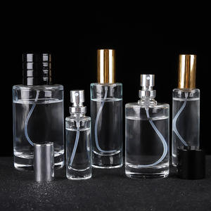 Botella de perfume redonda recargable transparente personalizada precio de fábrica de Venta caliente con tapa de pulverizador de tornillo 30ml 50ml 100ml - Product Image 6