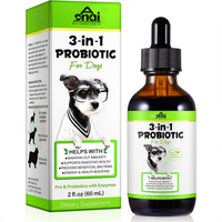 Suppléments liquides probiotiques naturels à base de citrouille pour la digestion et le soutien immunitaire, 60 ml, sans danger pour les chats et les chiens, directement de l'usine
