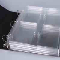 Álbum de Tarjetas Jolly Sunshine JS 0780 Compatible con las Más Vendidas, OEM/ODM, 3 Anillas, para Tarjetas Graduadas, Páginas Protectoras, Carpeta de 3 Anillas de PU