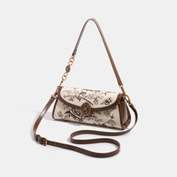 Sacs à main vintage de luxe pour femmes 2027 de haute qualité OEM ODM à faible MOQ, sacs à bandoulière tendance, sacs travers élégants avec broderie raffinée