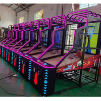 Jeu de sport à pièces Hot Street 55 LCD Basketball Shooting Machine