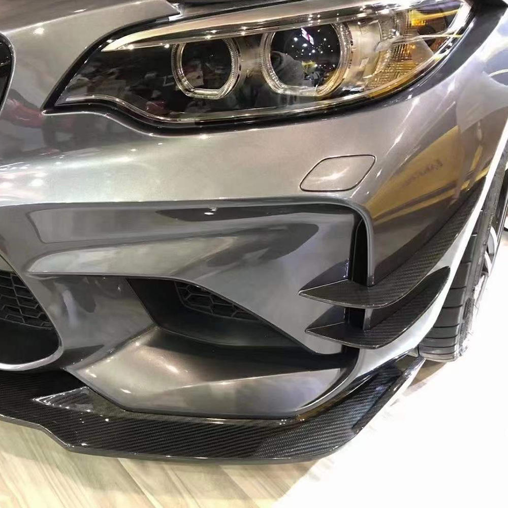 BMW F87 M2 2016-2021用カーボンファイバーバンパーシャークフィン
