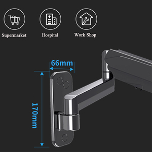 <span class=keywords><strong>Support</strong></span> mural pour <span class=keywords><strong>double</strong></span> moniteur Zeno 17-35 <span class=keywords><strong>pouces</strong></span>, <span class=keywords><strong>support</strong></span> de moniteur <span class=keywords><strong>double</strong></span> robuste avec rotation, M520 - Product Image 4