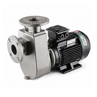 Pompes centrifuges auto-amorçantes en acier inoxydable basse pression électriques pour le traitement de l'eau potable, usage commercial et domestique, et applications chimiques