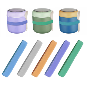 Bande élastique en nylon jacquard colorée avec logo pour boîte à lunch, sangle de fixation réglable, ceinture élastique en nylon, sangle en tissu écologique personnalisée - Product Image 1