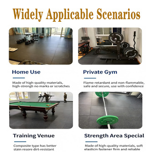 <span class=keywords><strong>กระเบื้อง</strong></span><span class=keywords><strong>ยาง</strong></span>คอมโพสิตความหนาแน่นสูง คุณภาพดี สีขาว ผสมเม็ดยาง EPDM สำหรับพื้นยิมและสถานที่ฝึกซ้อม - Product Image 4