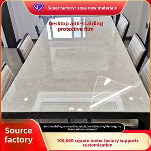 Film <span class=keywords><strong>de</strong></span> <span class=keywords><strong>protection</strong></span> <span class=keywords><strong>pour</strong></span> meubles en gros du fabricant, film PET transparent épais résistant aux hautes températures <span class=keywords><strong>pour</strong></span> marbre, cuisinière et salle à manger - Product Image 4