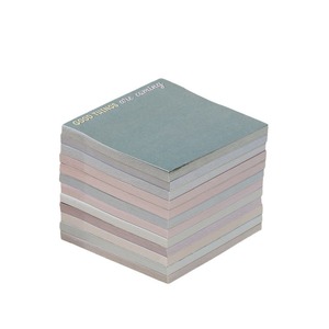 Notas adesivas 3x3 Mensagem nota gradiente papel Notepad auto-adesivo Adesivo decorativo Material escolar personalizável