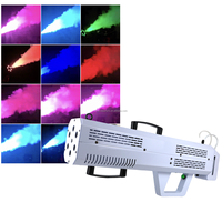 Pistolet à colonne d'air LED RGB 1500W portable, générateur de fumée pour Noël, concerts, boîtes de nuit, DJ, fêtes - Effet de scène pour événements, danseurs - Meilleures ventes