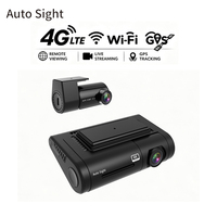 Caméra embarquée UHD 4K ADAS pour véhicule, enregistrement en boucle sur 2 canaux, enregistreur vidéo avec WiFi, vision nocturne super performante avant/arrière, GPS