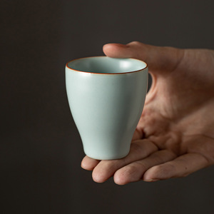 Ru Ware Aroma Cup Cone Shape Porcelain <b>Tea</b> Tasting Cup Single Master Cup For Kung Fu <b>Tea</b> <b>Set</b> - Product Image 1