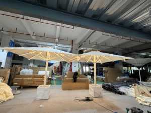 <span class=keywords><strong>Sombrilla</strong></span> Plegable LED de Lujo de 7 Metros, Impermeable, para Exteriores, Gimnasios, Hoteles, Patios Comerciales, Resorts, Bodas, Parasol - Product Image 4