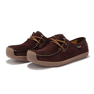Mocassins en Daim à Lacets Pointure 35-<span class=keywords><strong>42</strong></span>, Plats, Bateaux et Souples pour Femmes - Product Image 1