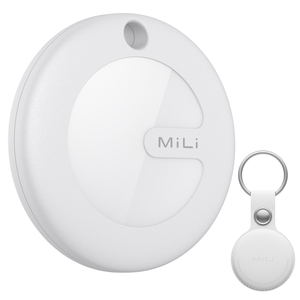 MiLi MiTag Duo per Custodia in Pelle, Localizzatore GPS Intelligente Globale per Telefoni Android e Apple, Animali Domestici, Portafogli, Chiavi, AirTag, Impermeabile IPX65 - Product Image 1