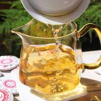 500g de thé Pu'er cru en forme de rondeur de lune, portable, en sachet - Thé santé digestif et dégraissant, gâteau de thé compressé