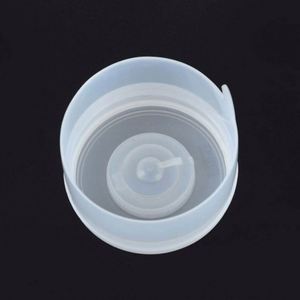 FUXI Professional Suppliers 55MM Food Grade PE Non Spill Cap Pull Ring Ribbed Closure for Cups Custom Logo <b>5ml</b> Capacity Easy - Product Image 4