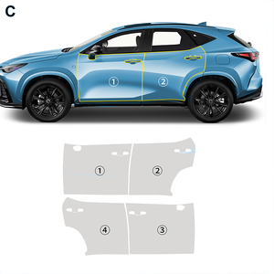 Película automotriz transparente tpu7.5MIL de alta calidad al por mayor transfronteriza precortada <span class=keywords><strong>para</strong></span> LEXUS NX 250 350 350H 450H 2022-2024 - Product Image 3