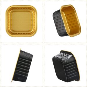 Bandeja de Aluminio Reciclable y Ecológica Desechable de 6oz/180ml con Tapa de PP, Apta para Microondas, de Grado Alimenticio, para Restaurantes - Product Image 3