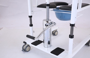 Manuel Ayarlanabilir Hafif Taşınabilir Tekerlekli Sandalye Asansörü Yaşlı Hasta Taşıma Koltuğu - Product Image 6